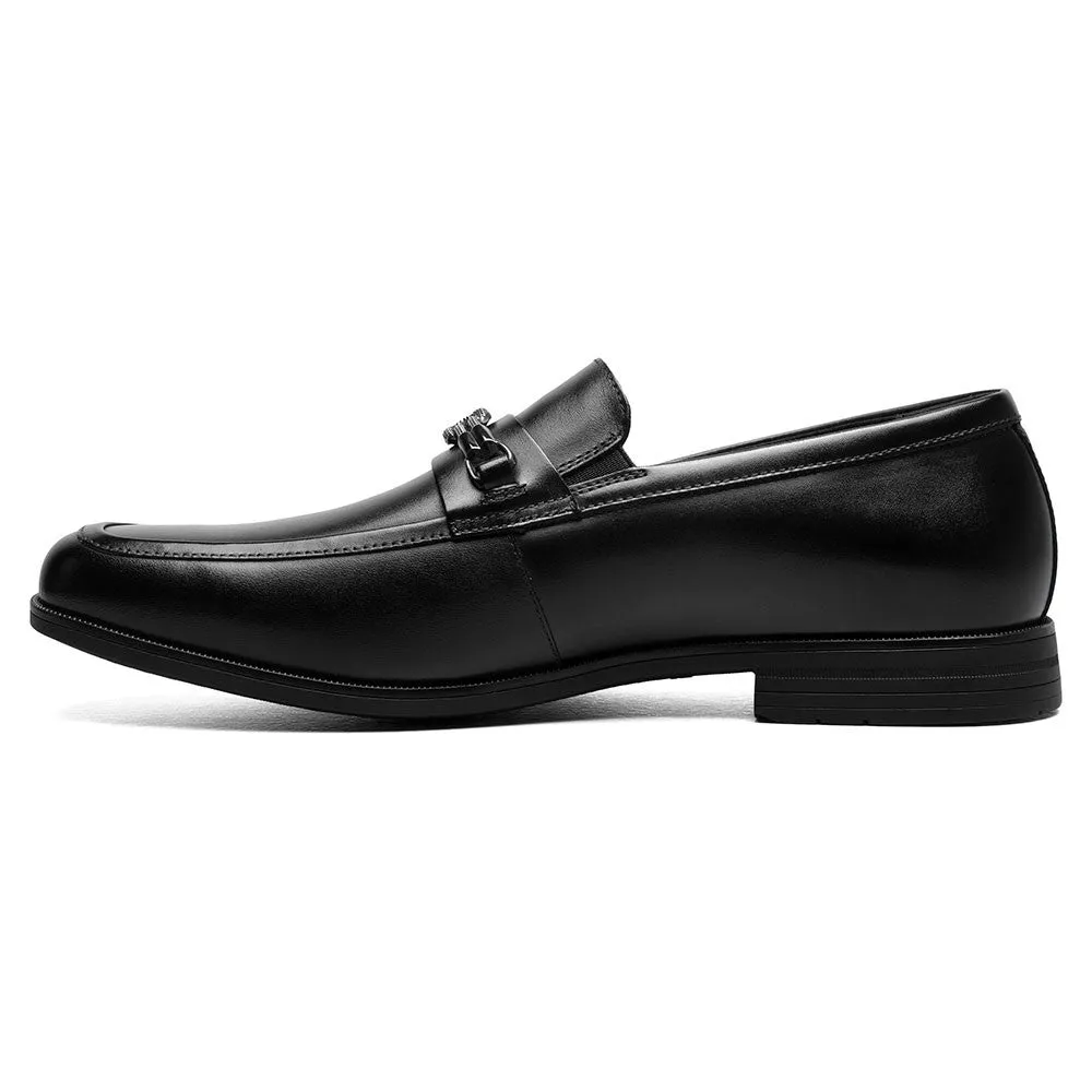 Stacy Adams Rellaire Black Moc Toe Bit Slip On Shoes