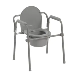 Steel Folding Bedside Commode