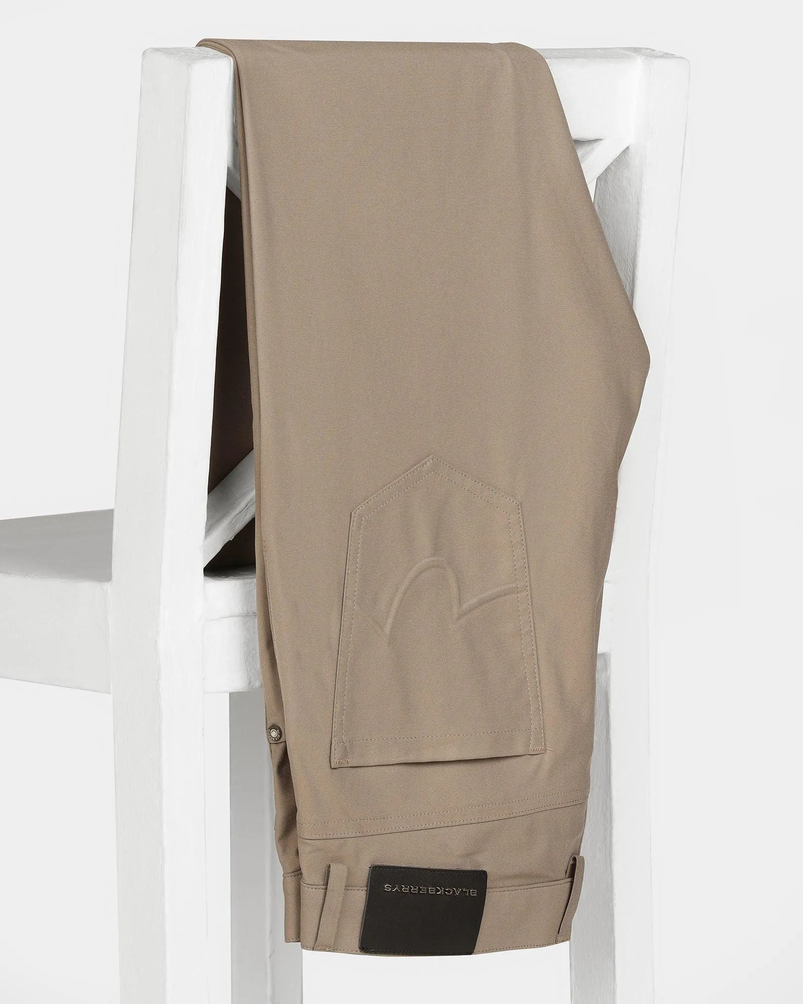 TechPro Slim Comfort Casual Mouse Textured Khakis - Finn