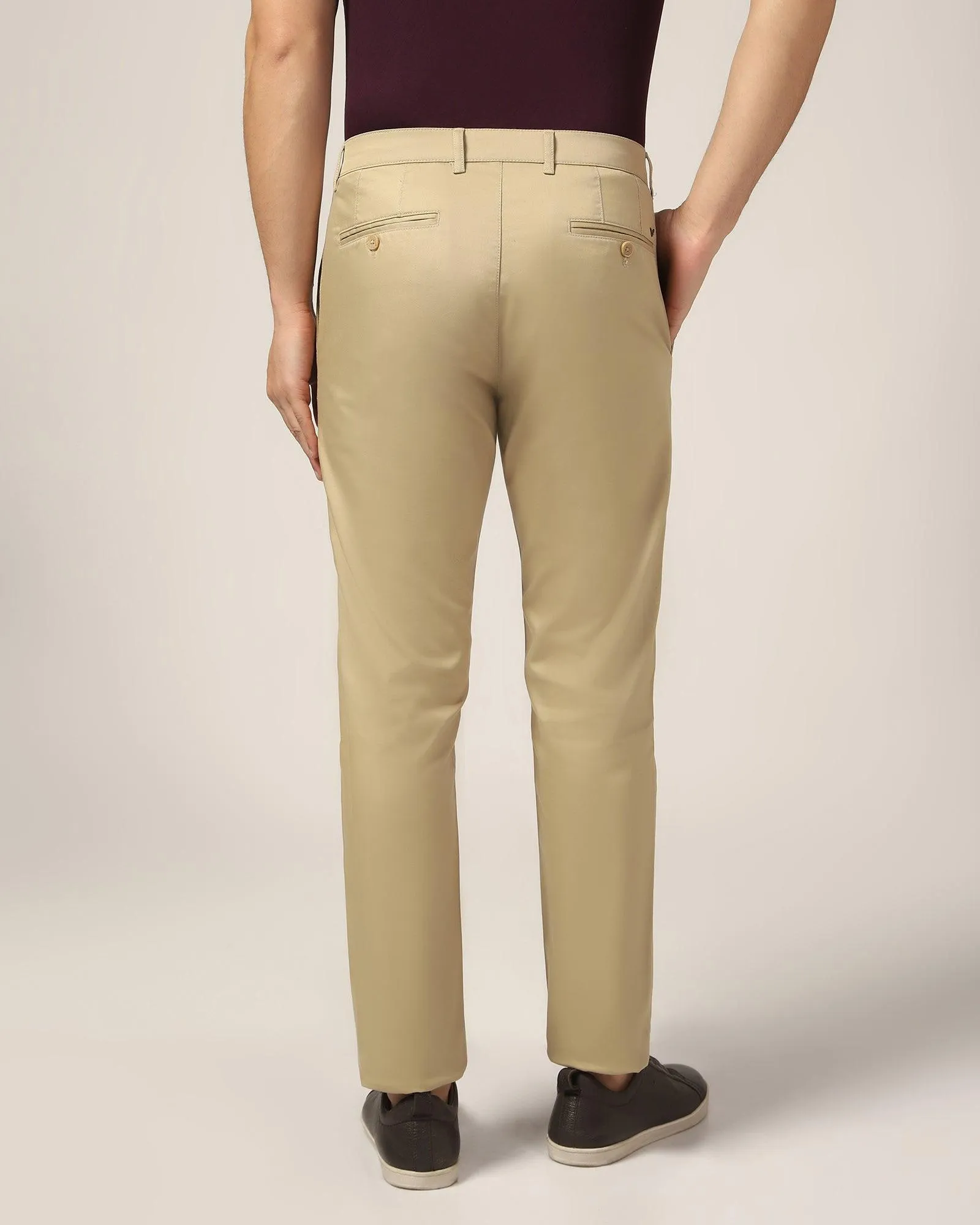 Temp Tech Slim Comfort Casual Khaki Solid Khakis - Henry