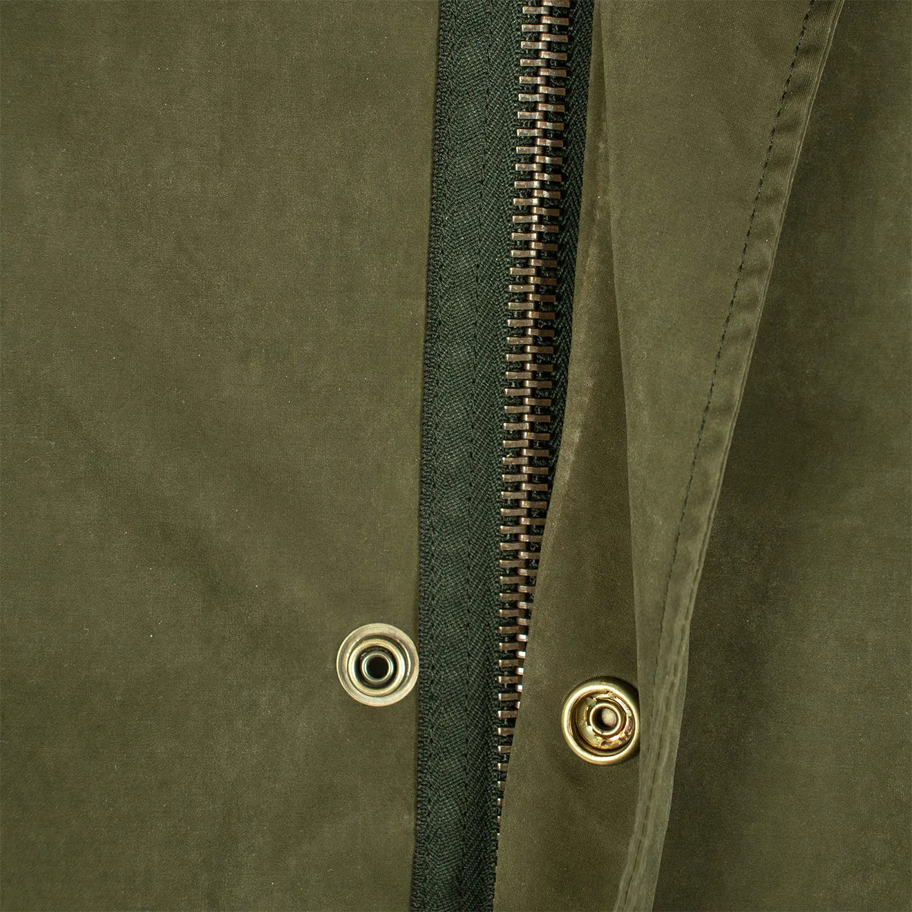 Ten C Hooded Parka Jacket Green