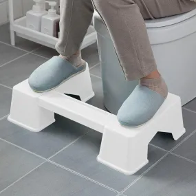 Toilet Stool, Durable Foldable Stable Innovative Step Stool Plastic Anti Slip for Bathroom for Home