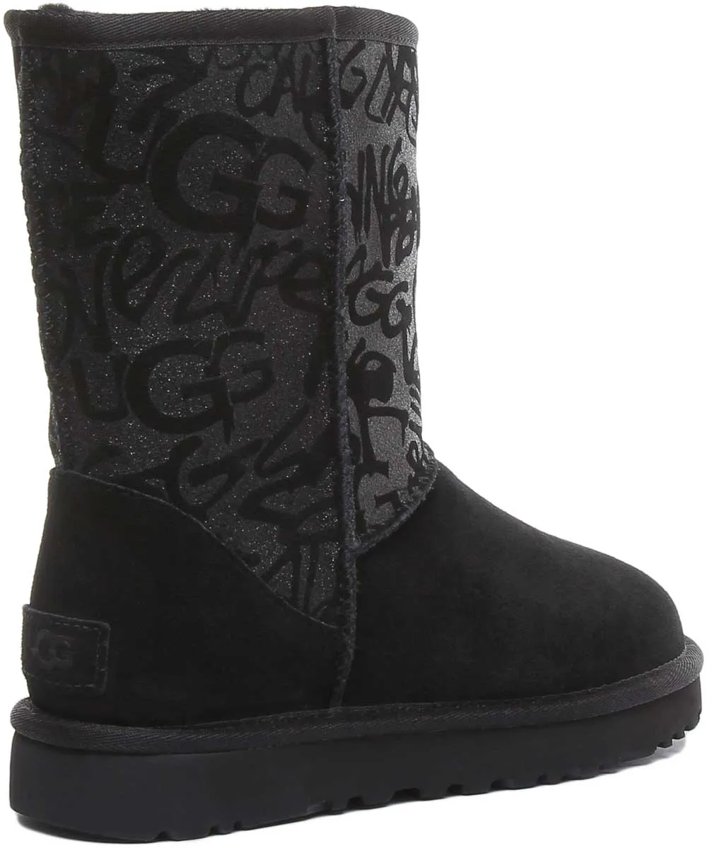 Ugg Australia Short Sparkle In Black