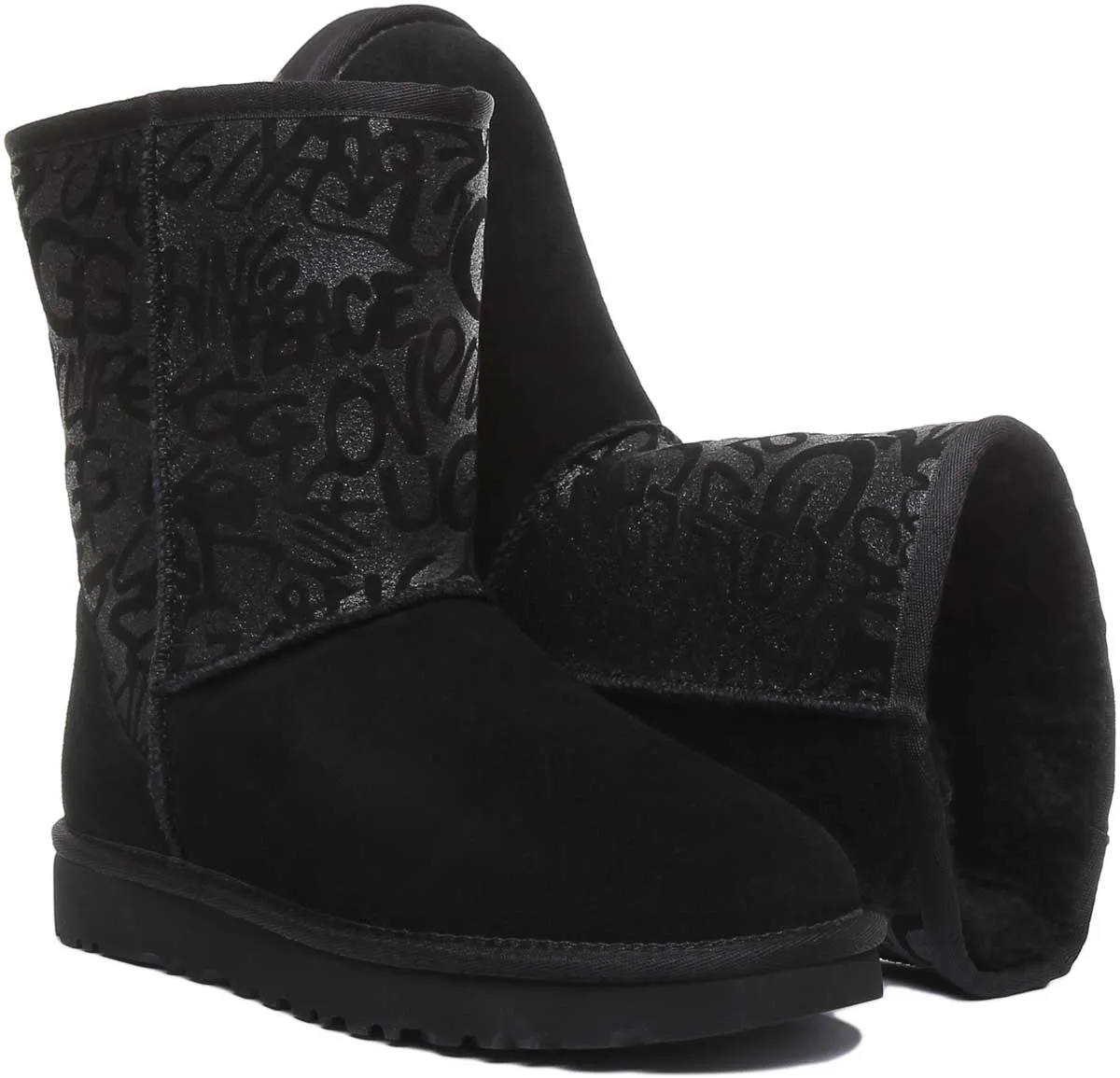 Ugg Australia Short Sparkle In Black