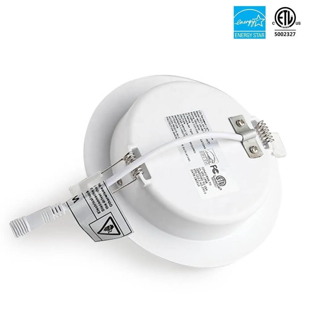 Ultra Thin Gimbal/Angle-Adjustable 4in 9w 3CCT SWITCHABLE (3000K/4000K/5000K) Dimmable