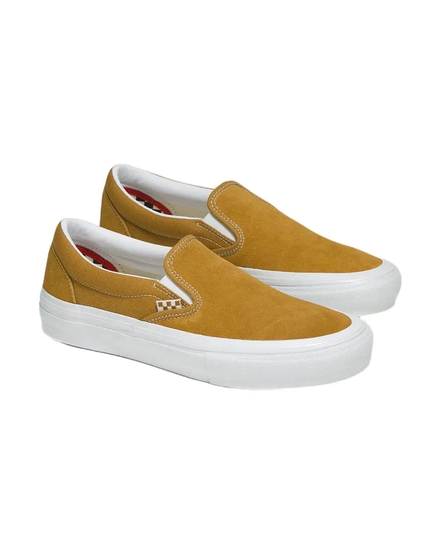 Vans Skate Slip On - Wrapped Gold / White