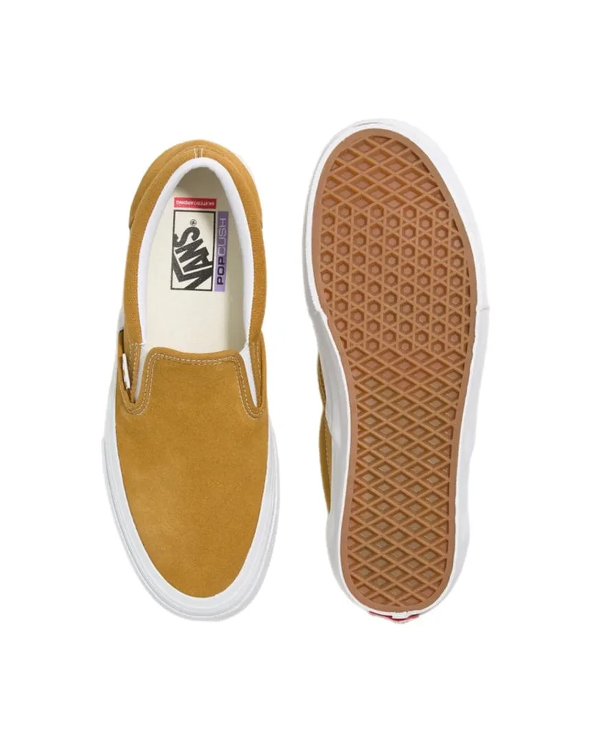 Vans Skate Slip On - Wrapped Gold / White