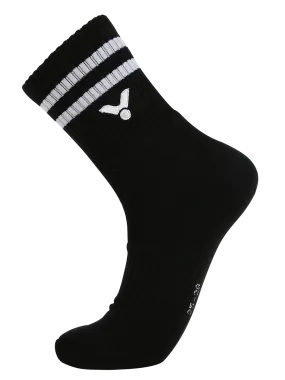 Victor Unisex Sport Quarter Socks SK-155C [Black]