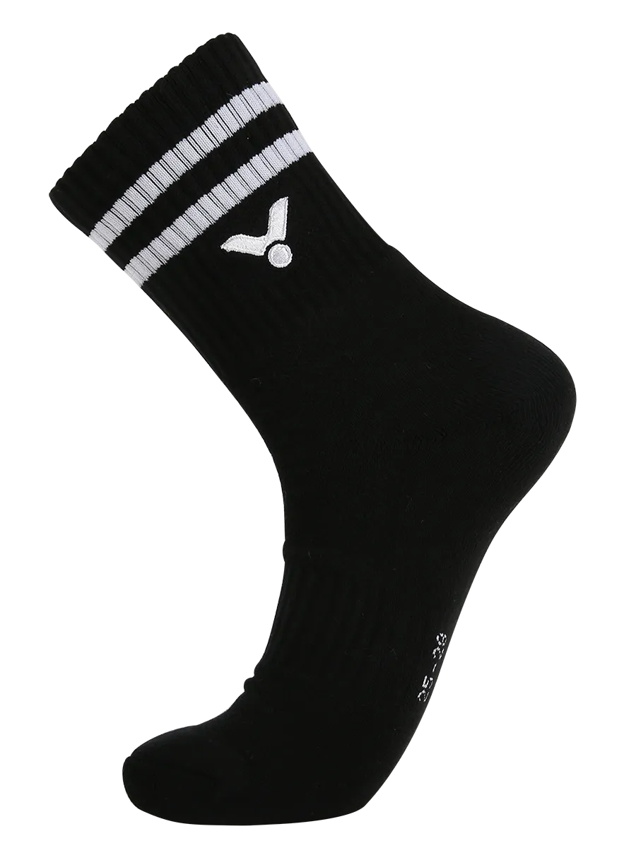 Victor Unisex Sport Quarter Socks SK-155C [Black]