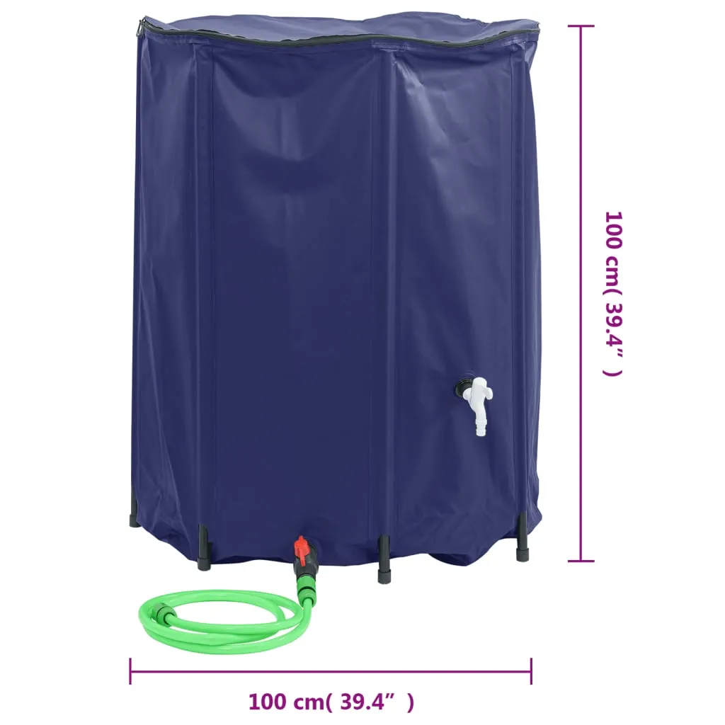 Water Tank with Tap Foldable 750 L PVC