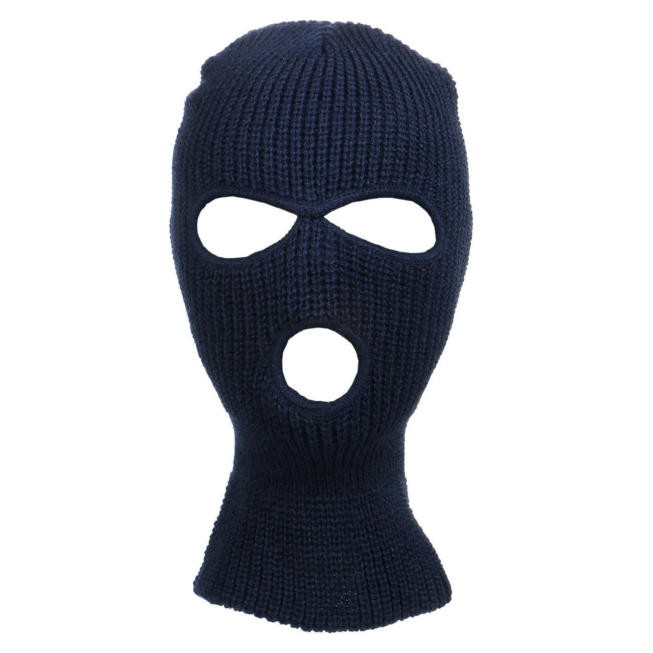 Winter Acrylic Knitted 3-Hole Ski Mask