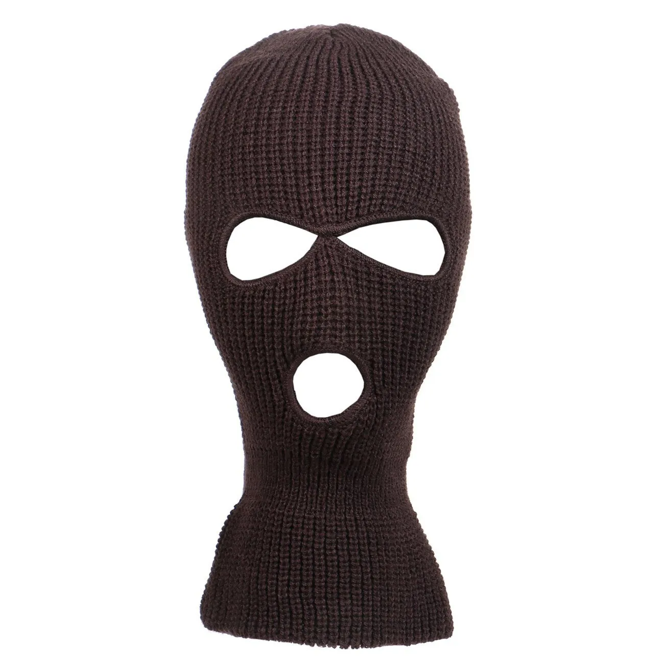 Winter Acrylic Knitted 3-Hole Ski Mask