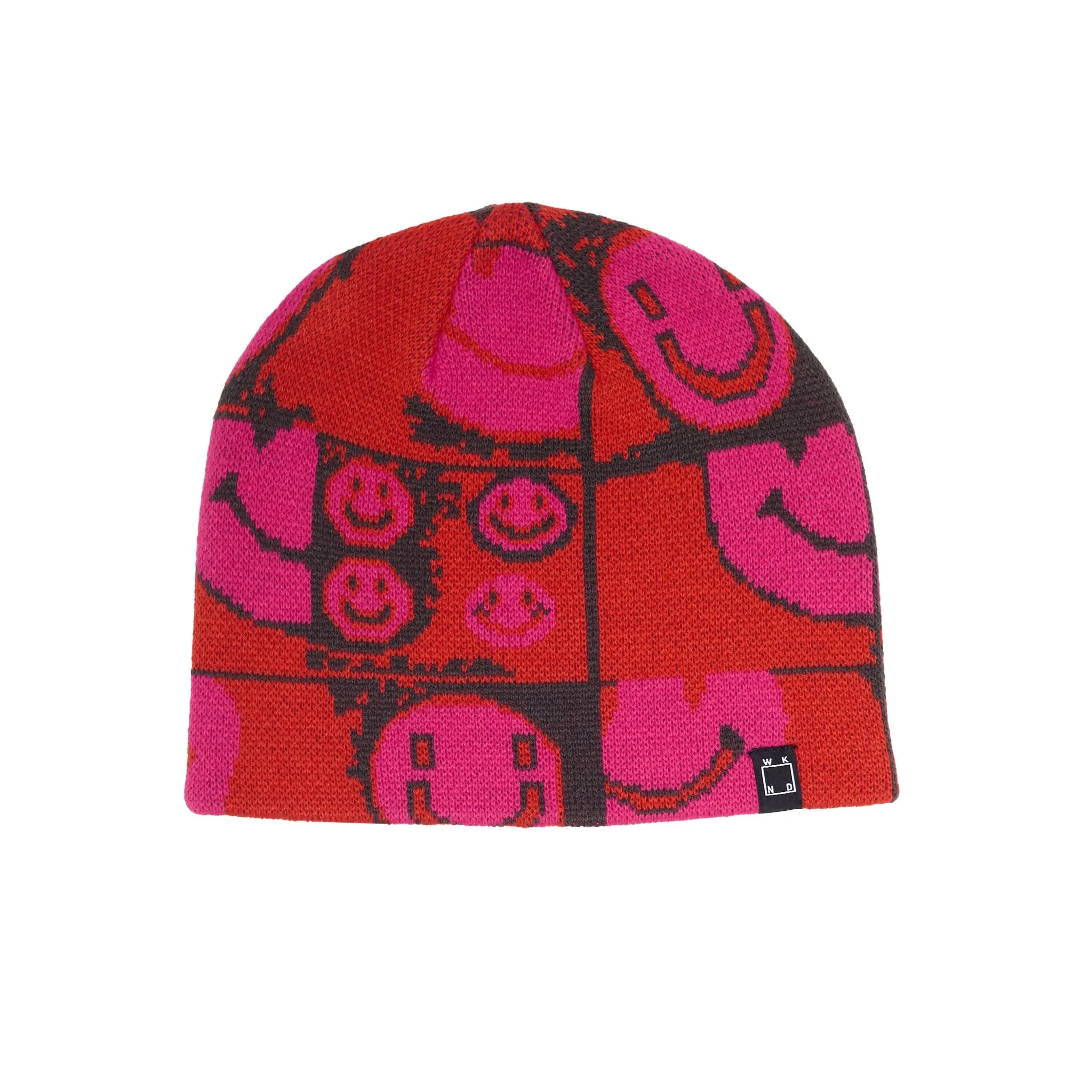 WKND - Smirley Skully Beanie - Red