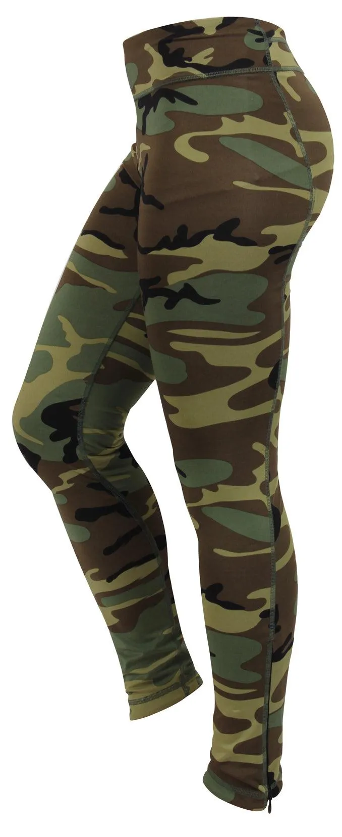 Womens Camo Performance Workout Leggings