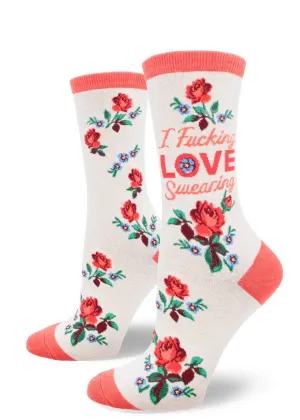 Women's I Love Swearing Socks