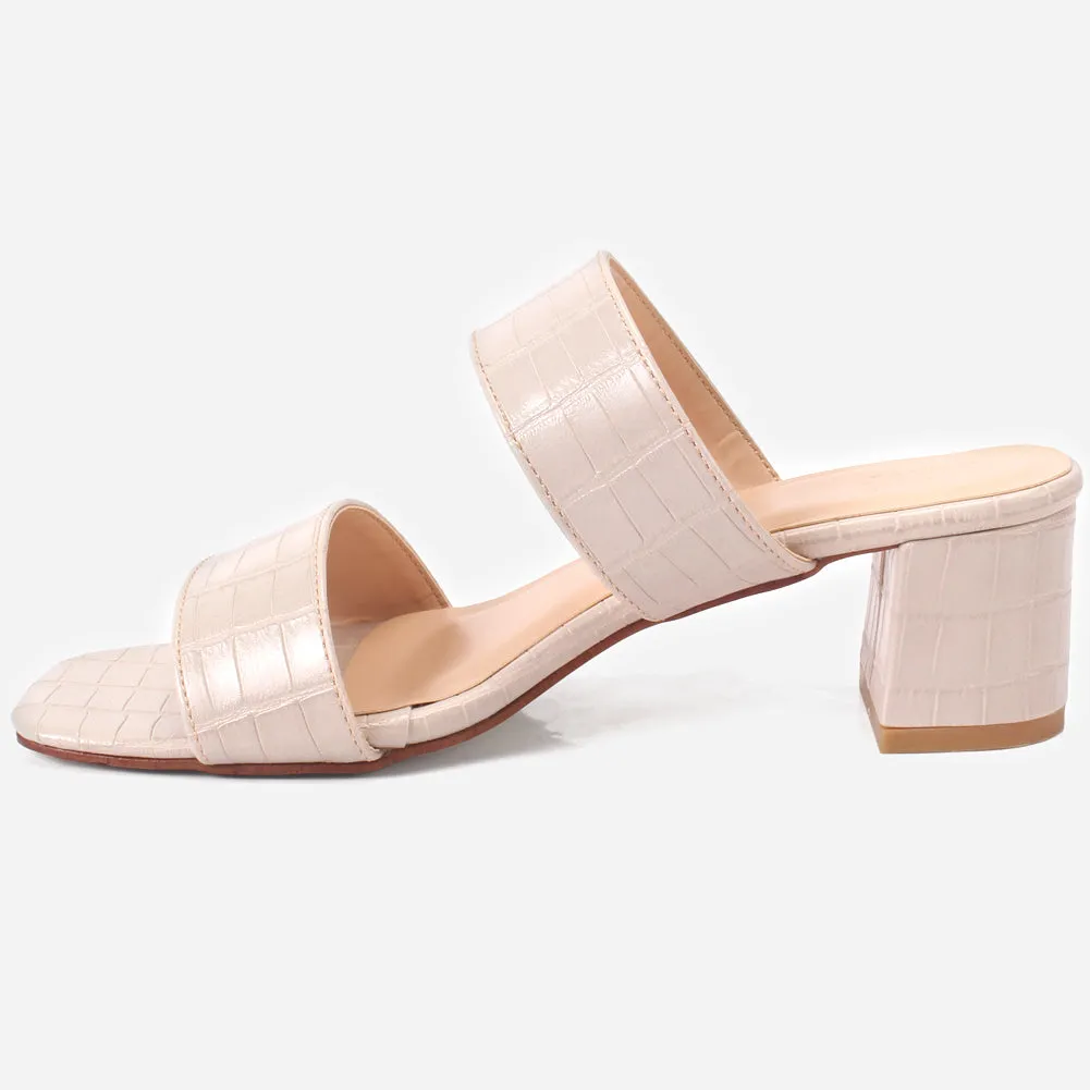 Women's "GEFA" Textured Strappy Slide-In Shoes