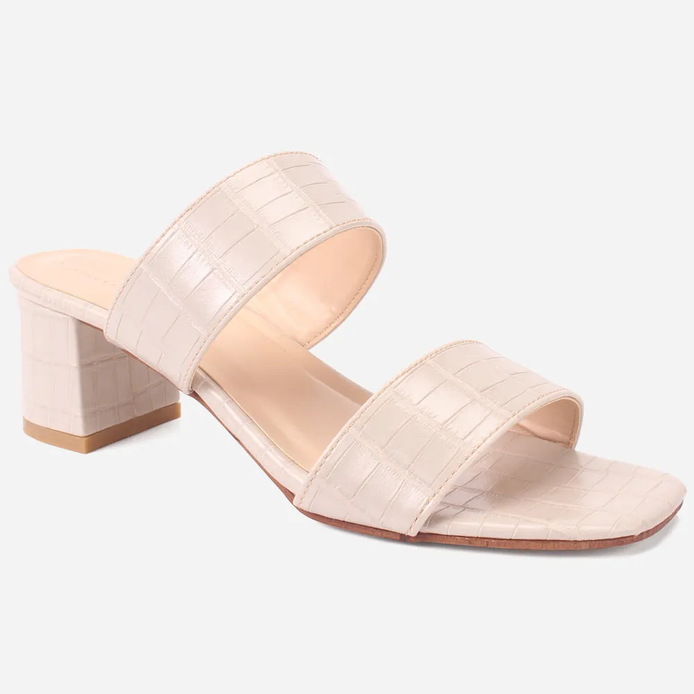 Women's "GEFA" Textured Strappy Slide-In Shoes