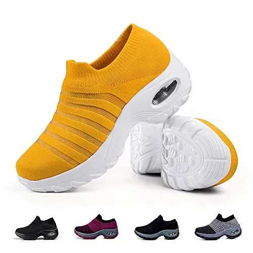 Women's Walking Shoes Sock Sneakers