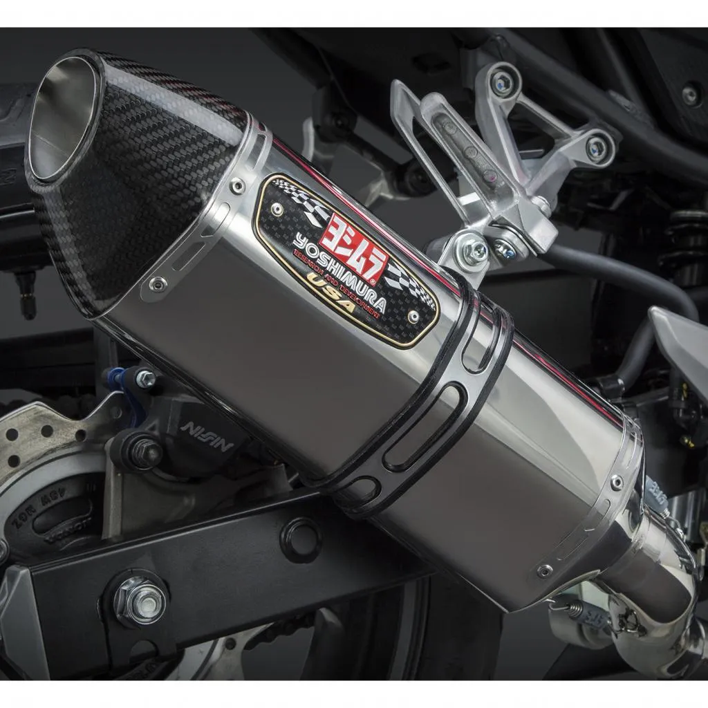 Yoshimura R-77 Slip-On Exhaust | 12551E0520